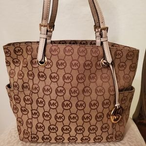 Michael Kors Canvas Tote Bag Purse